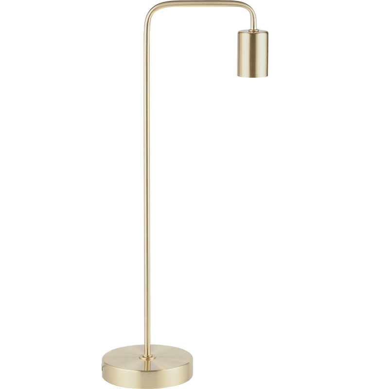 Простая современная настольная лампа Authenic Design Vintage Industrial Table Lamp Matt Brass E27