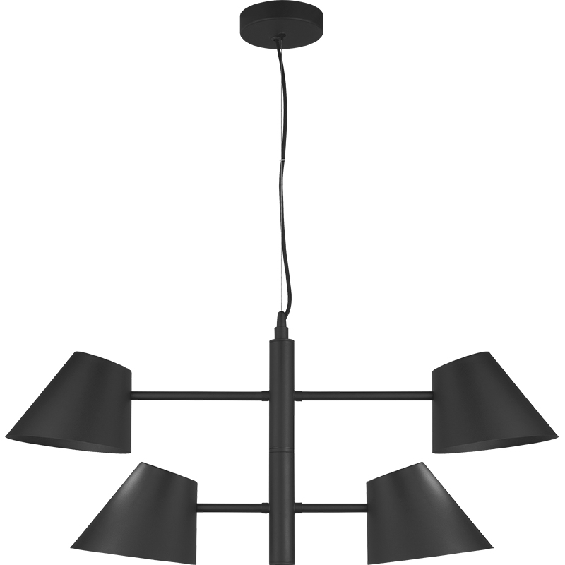 Nordic Modern Simple Light с двойным регулируемым потолочным подвесным светильником 4lys E27