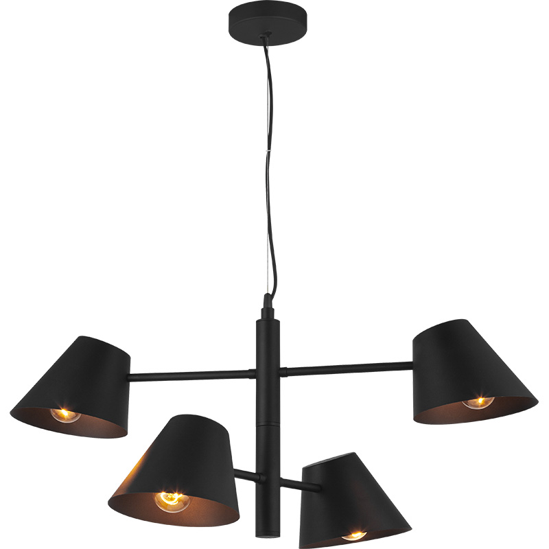 Nordic Modern Simple Light с двойным регулируемым потолочным подвесным светильником 4lys E27